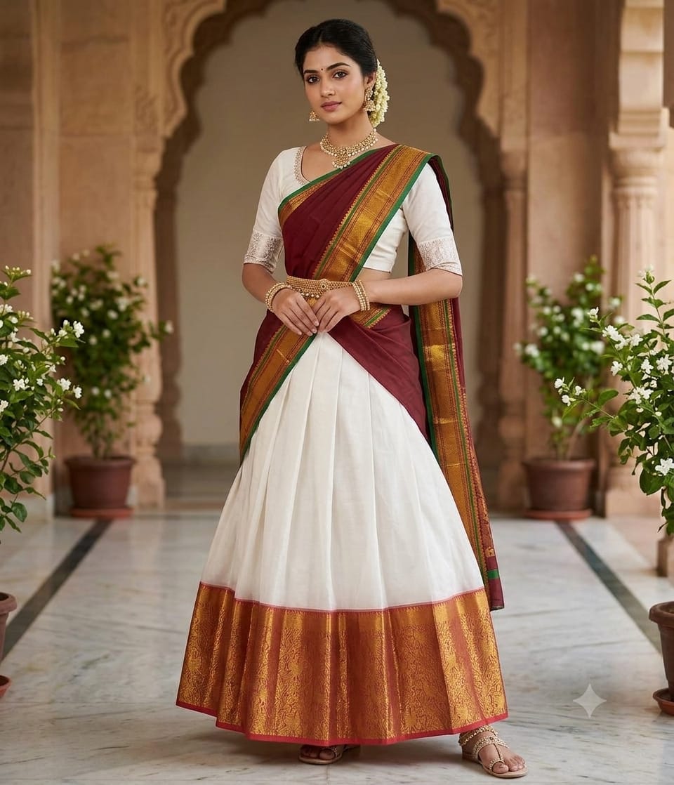 Narayanpet Half Saree Unstitched