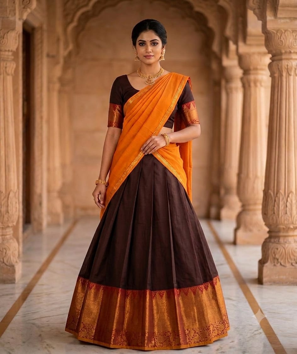 Narayanpet Half Saree Unstitched