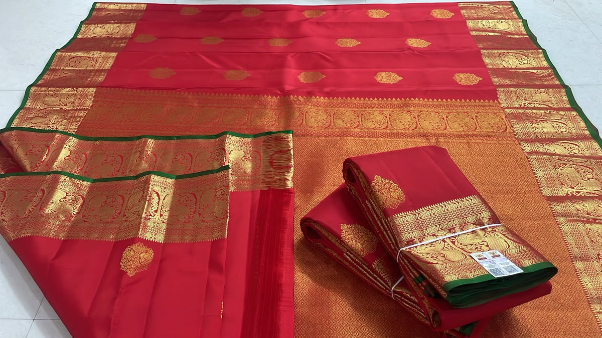 Tissue Border Kanchi Silk Sarees
