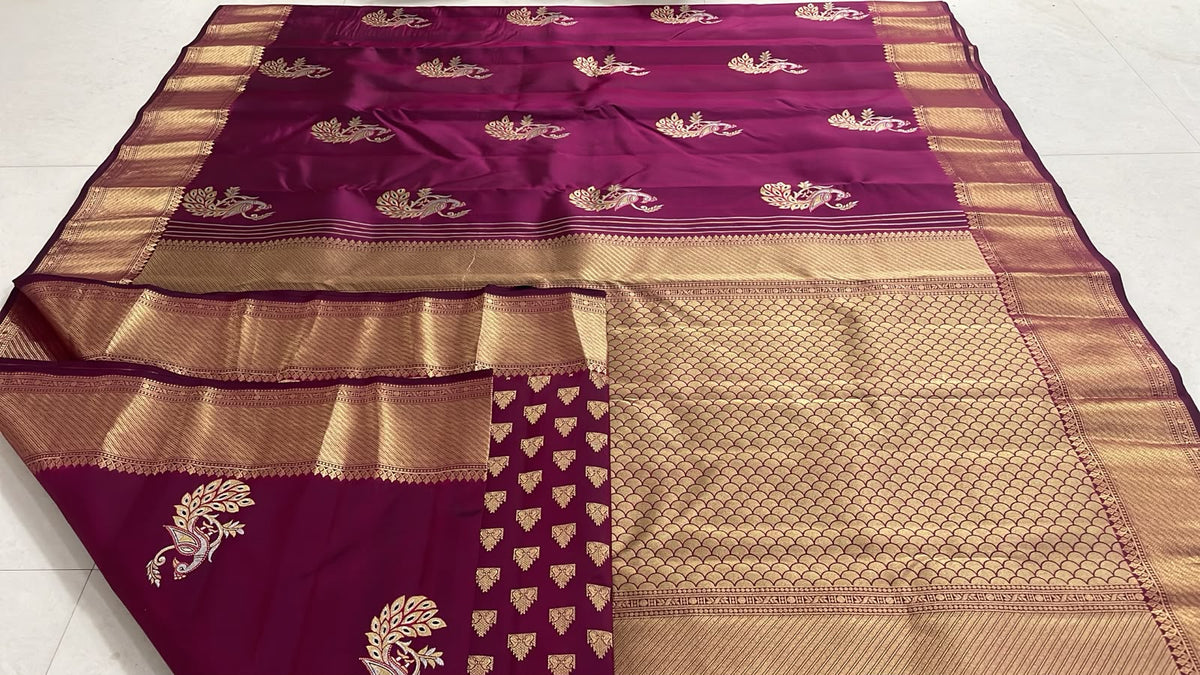 Tissue Border Kanchi Silk Sarees
