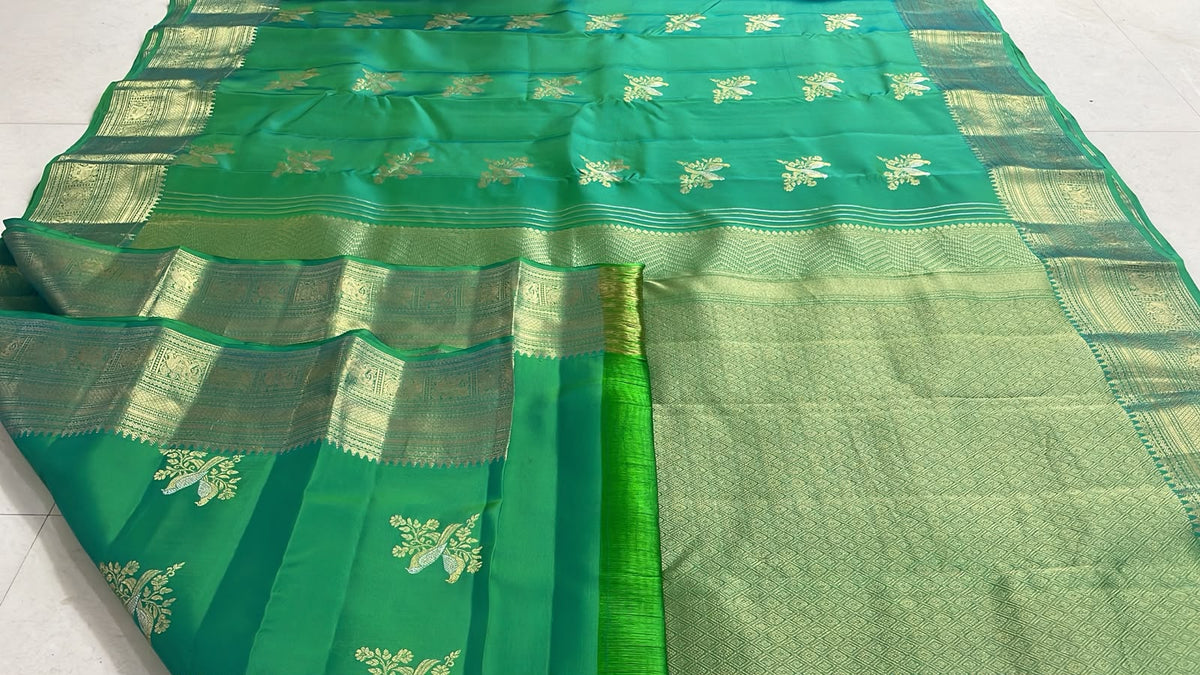 Tissue Border Kanchi Silk Sarees