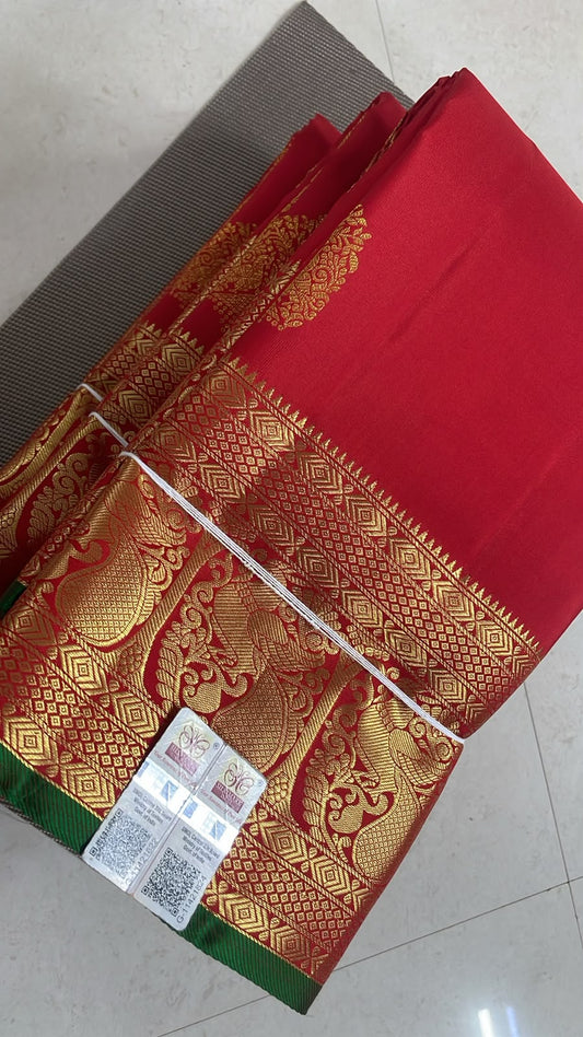 Tissue Border Kanchi Silk Sarees