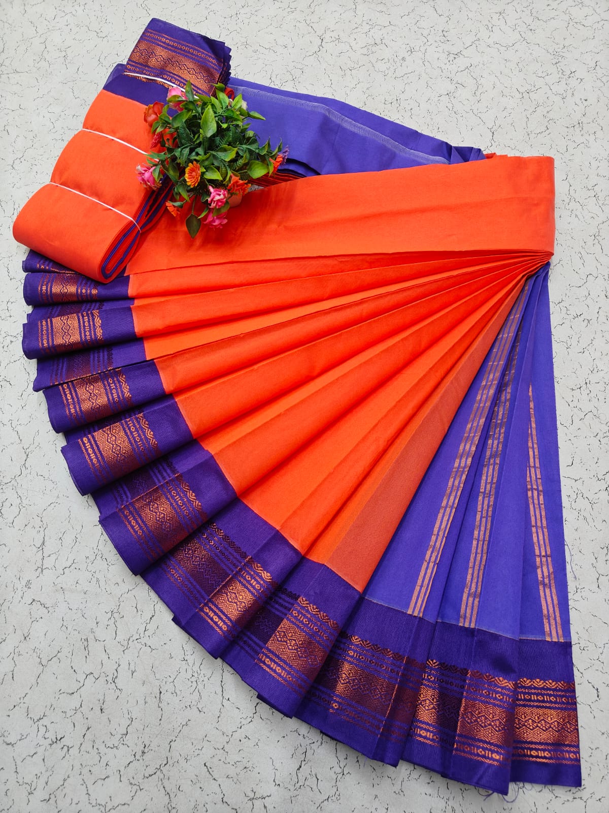 Korvai Silk Cotton Saree