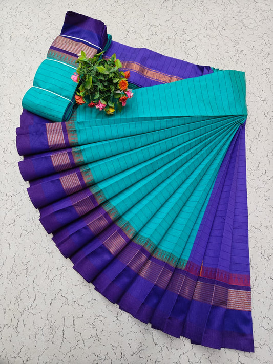 Korvai Silk Cotton Saree