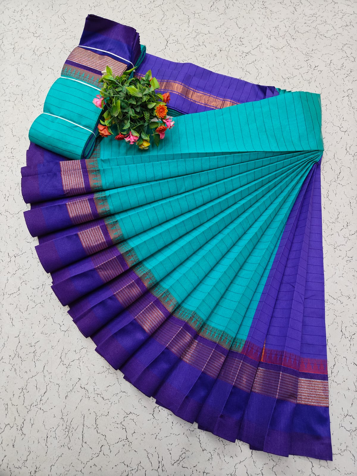 Korvai Silk Cotton Saree