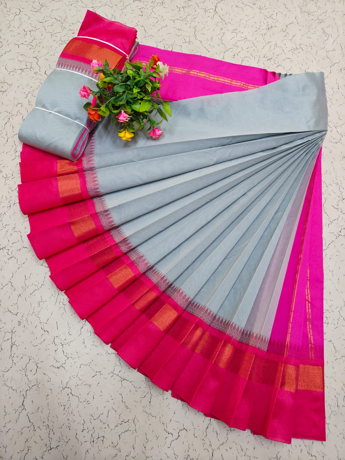 Korvai Silk Cotton Saree