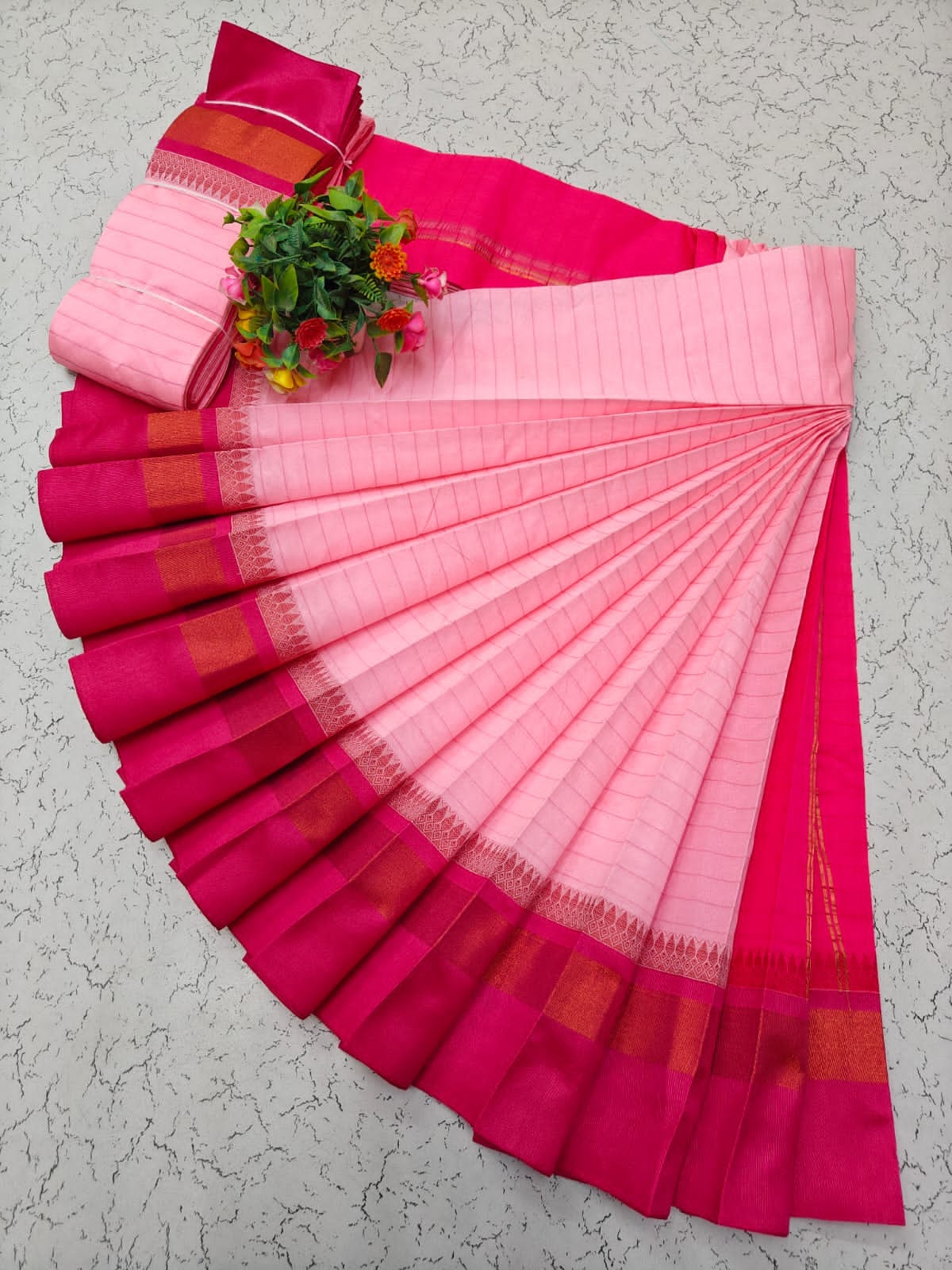 Korvai Silk Cotton Saree