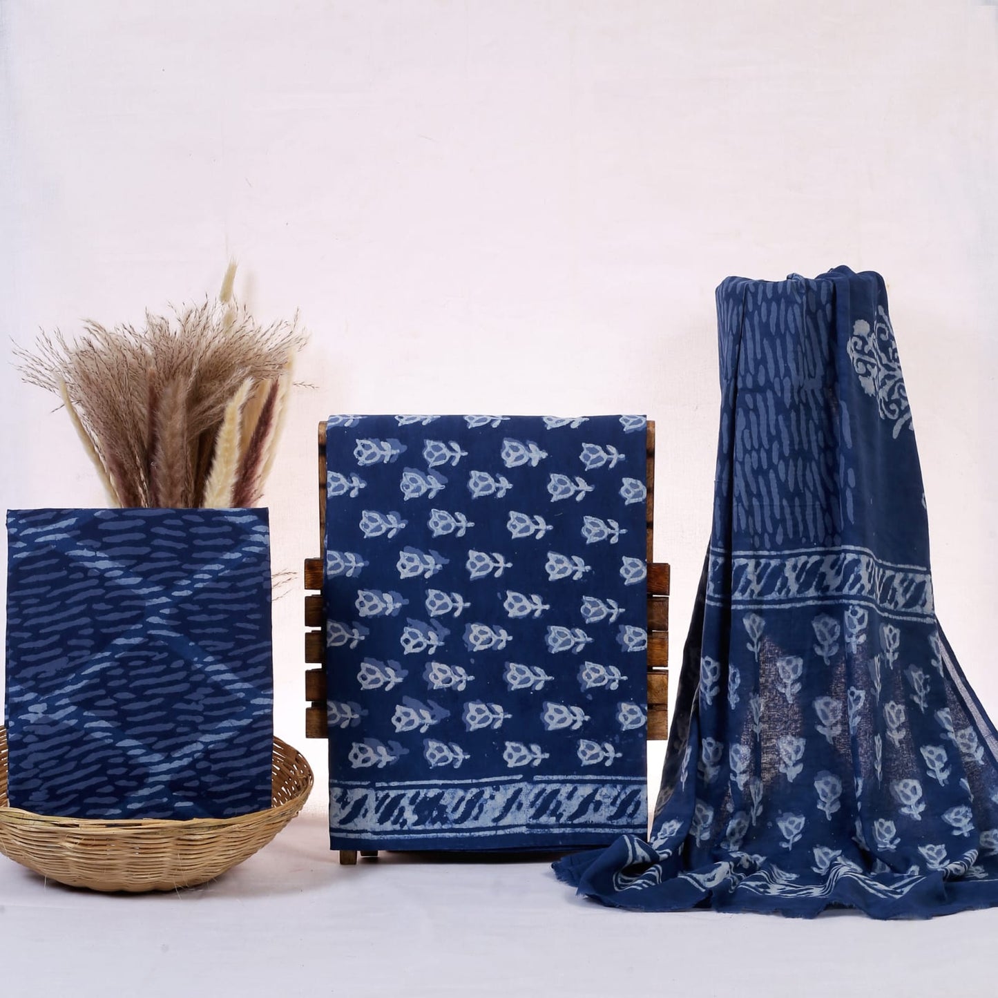 Cotton Bagru Print Dress Materials