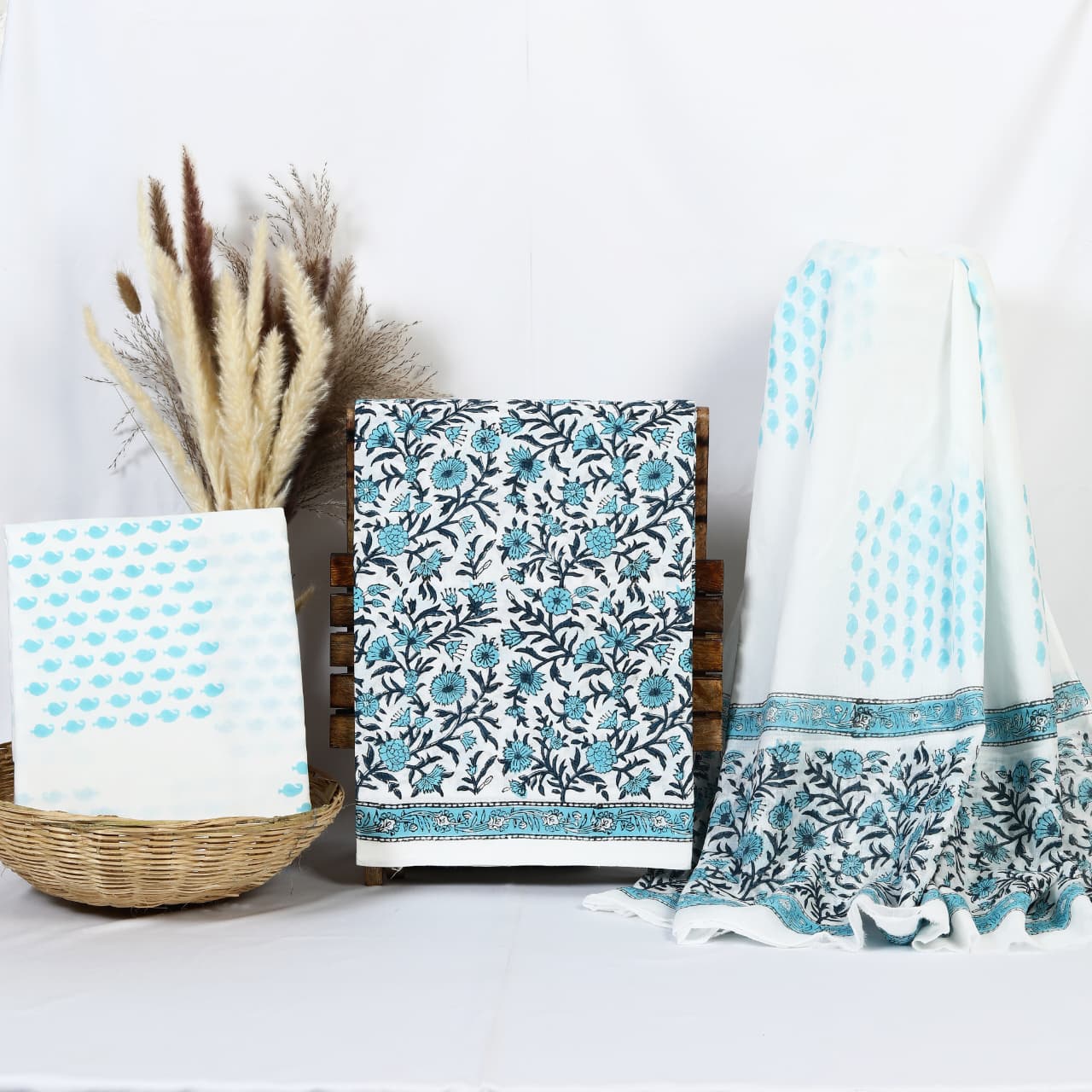 Cotton Bagru Print Dress Materials