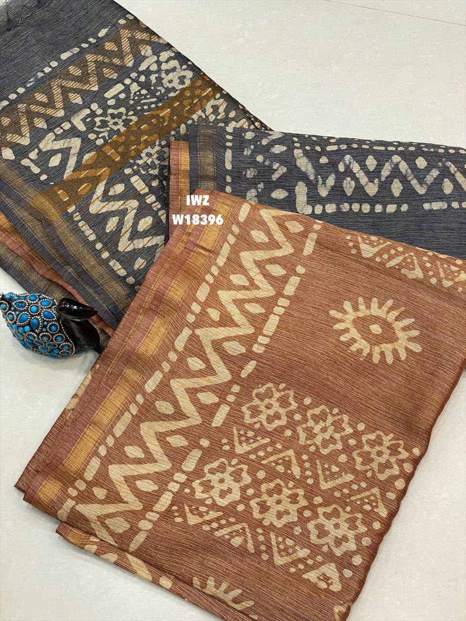 Cotton Crepe Sarees