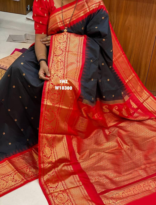 Gadwal Semi Silk Sarees
