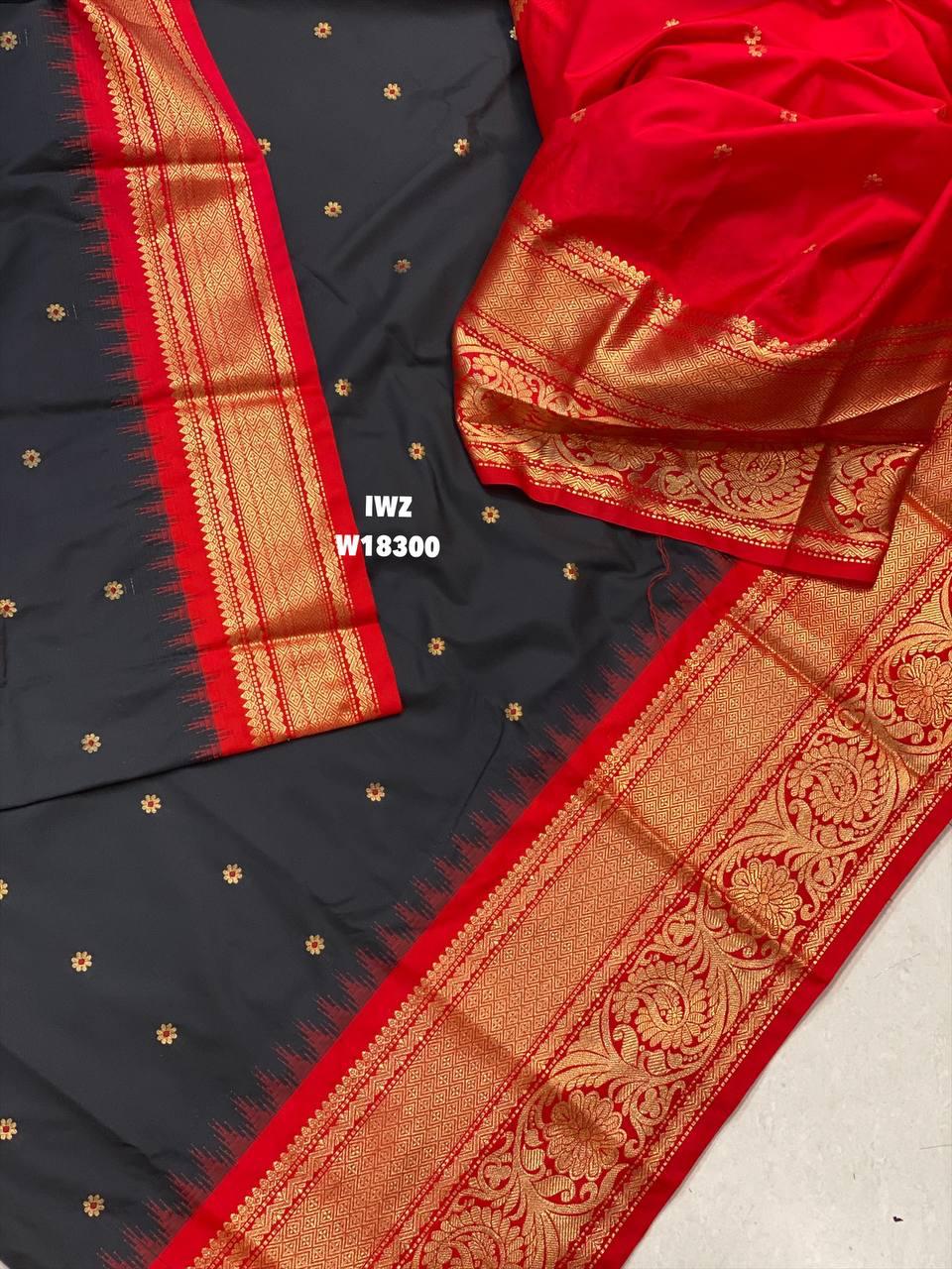 Gadwal Semi Silk Sarees