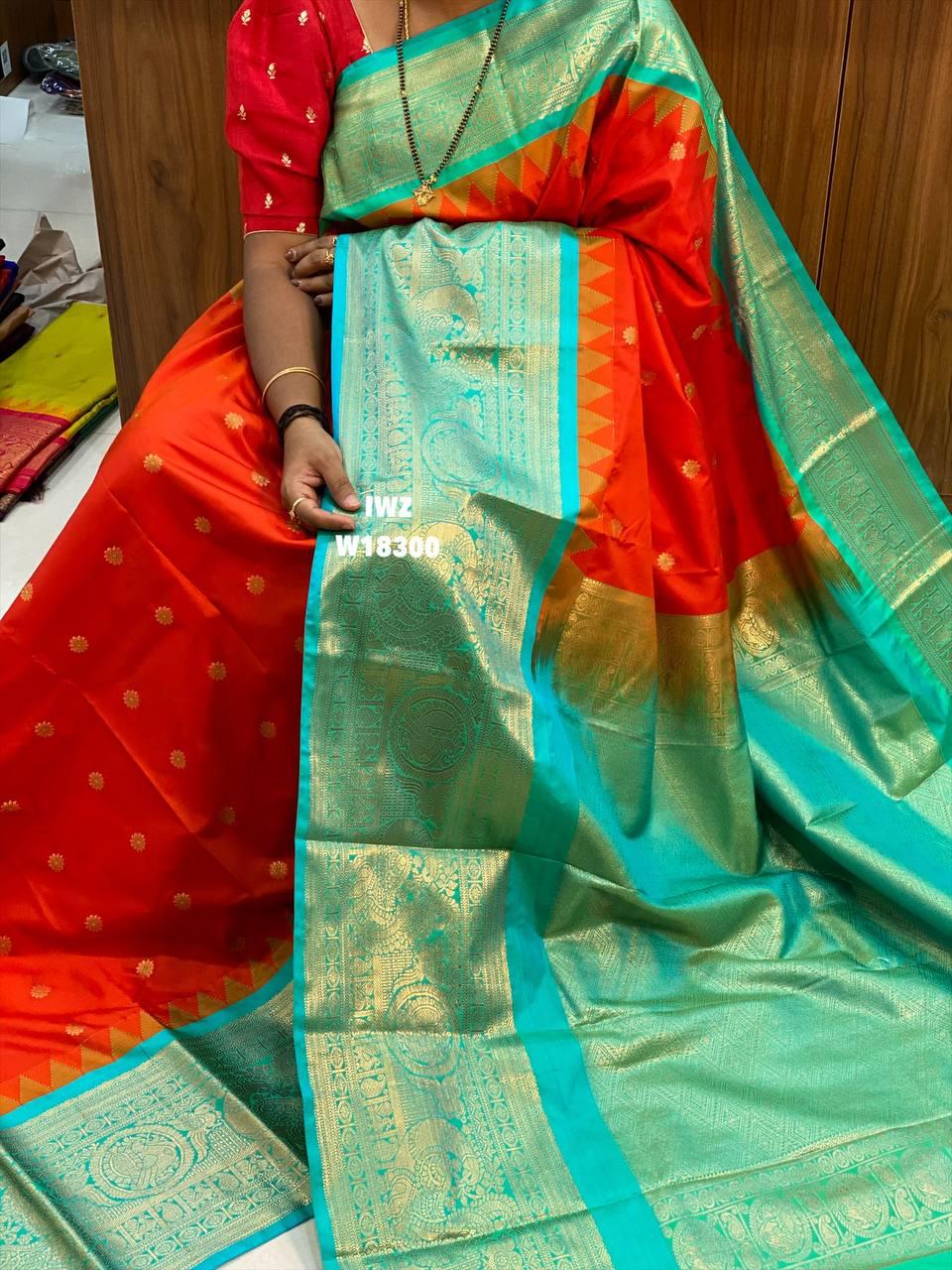 Gadwal Semi Silk Sarees