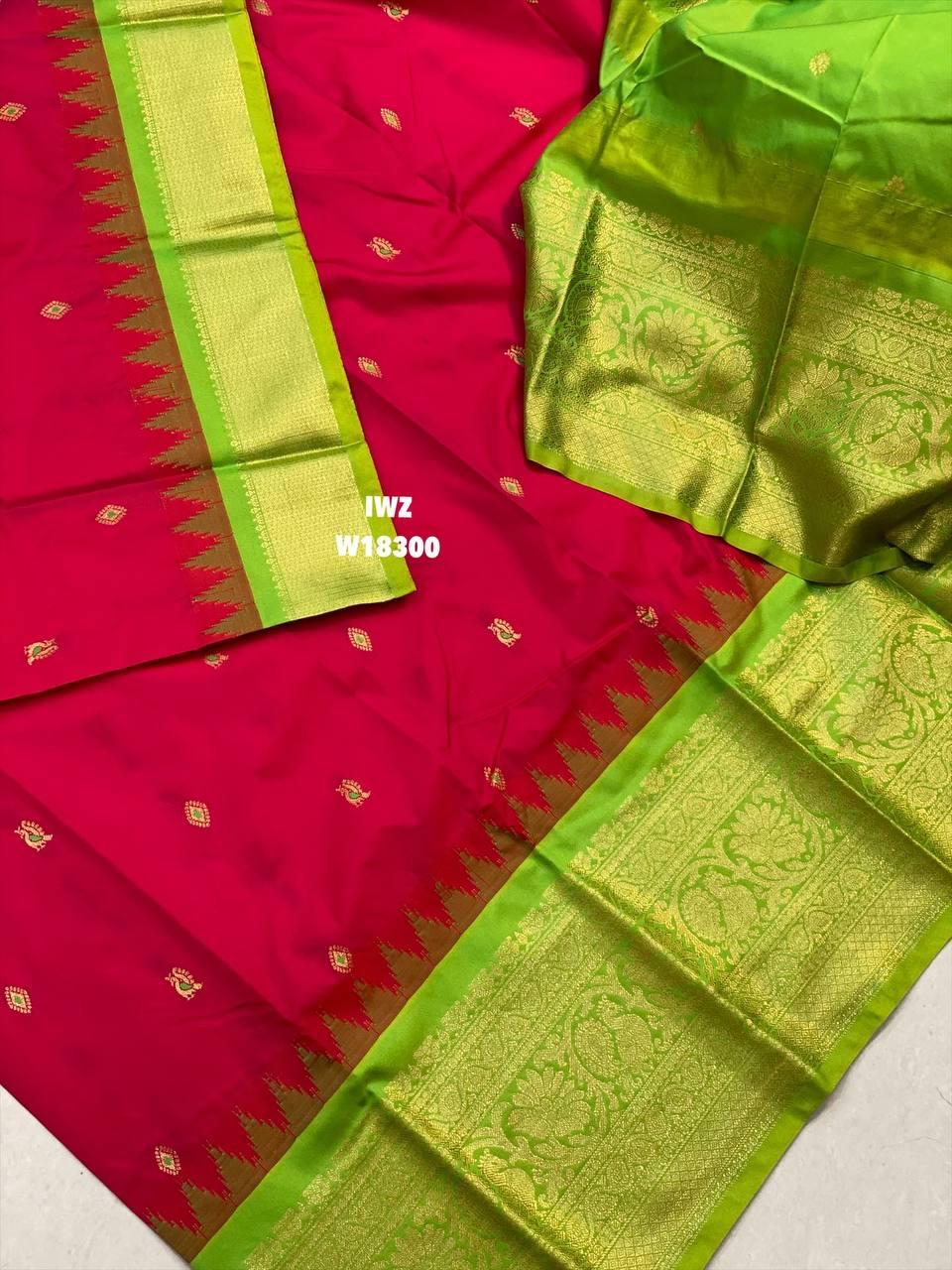 Gadwal Semi Silk Sarees