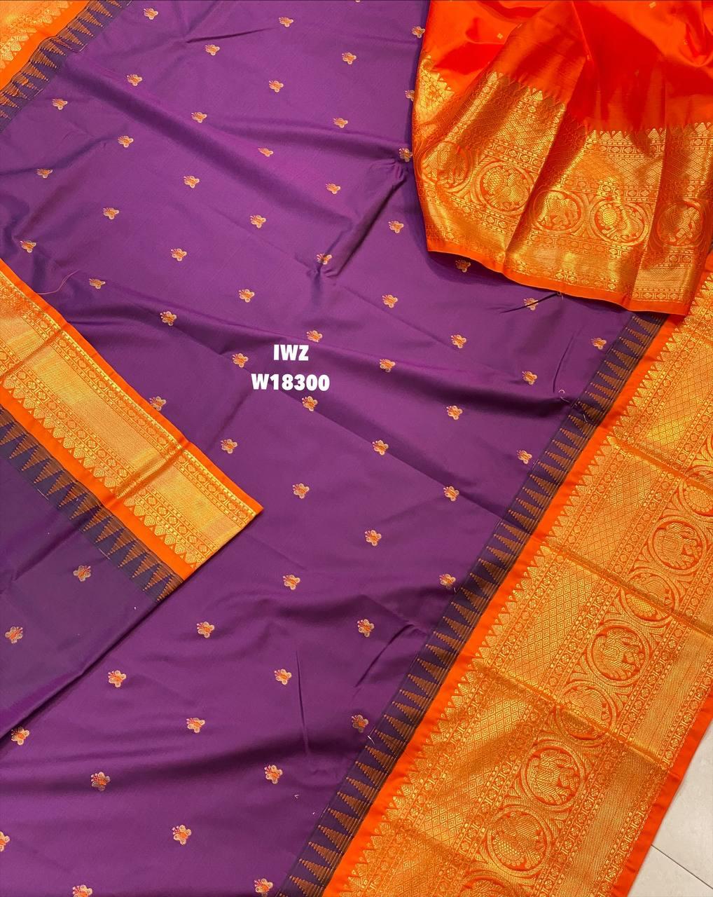 Gadwal Semi Silk Sarees