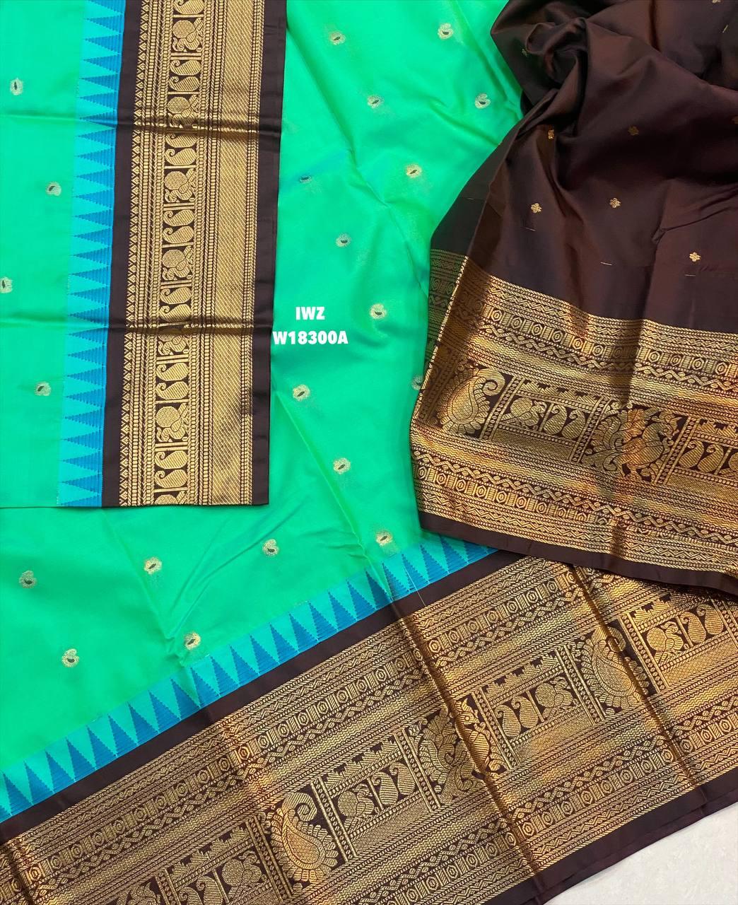 Gadwal Semi Silk Sarees