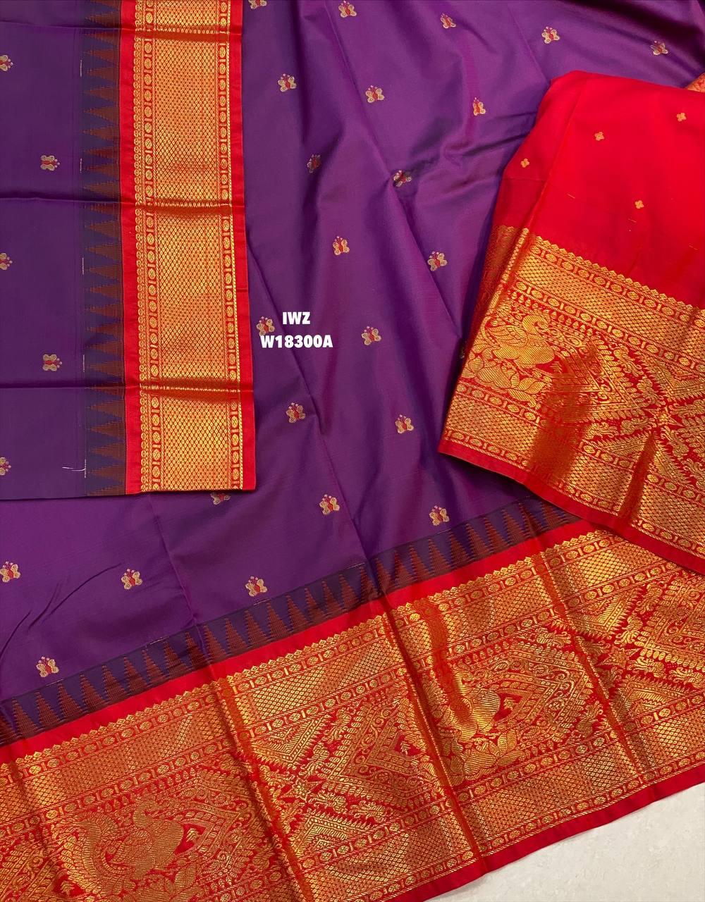 Gadwal Semi Silk Sarees