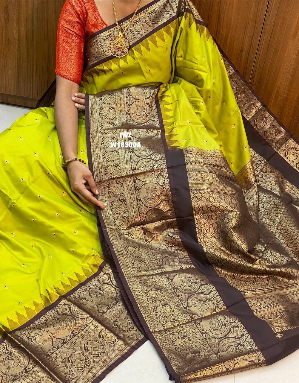 Gadwal Semi Silk Sarees
