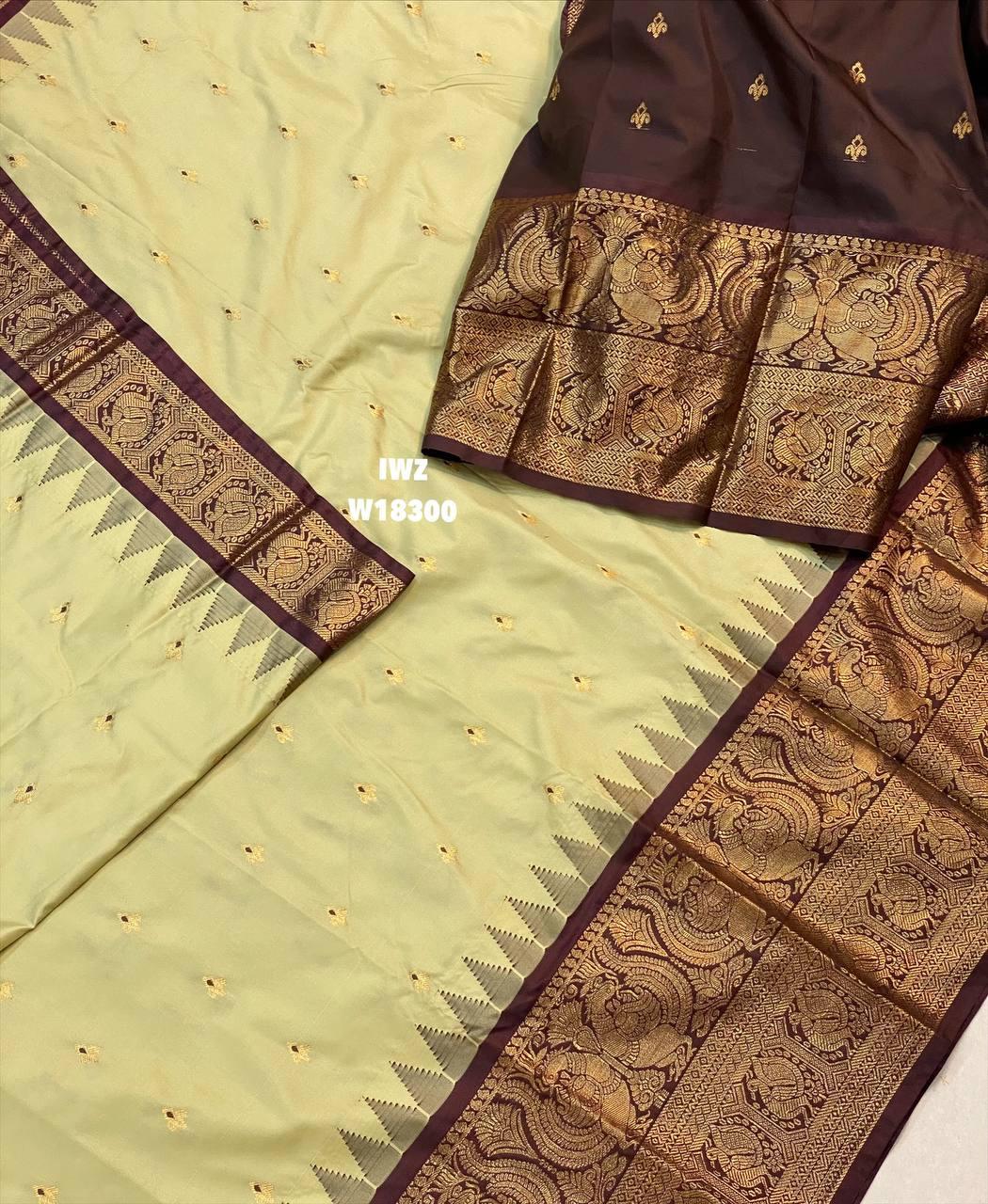 Gadwal Semi Silk Sarees