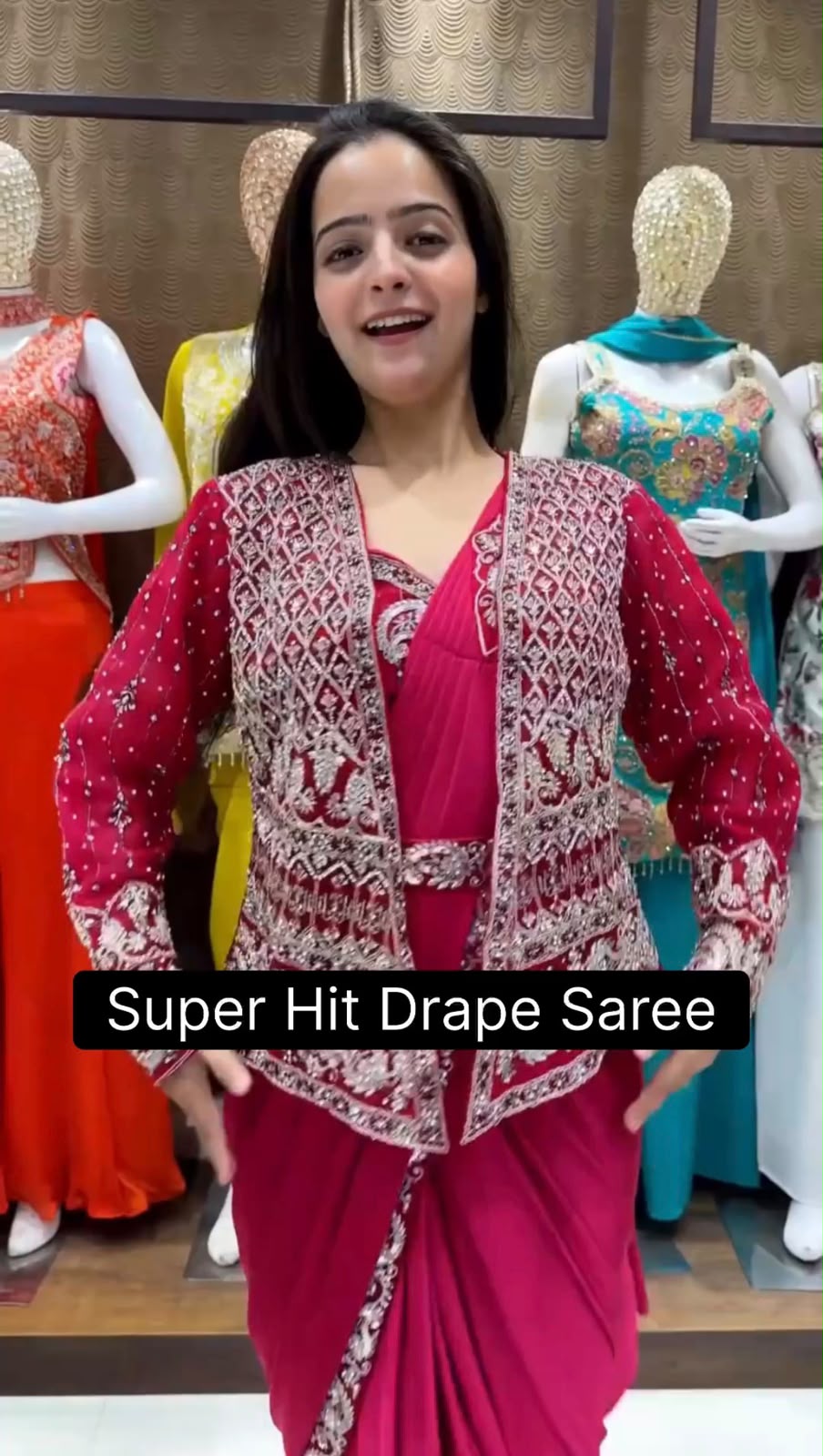 Readymade Saree Georgette