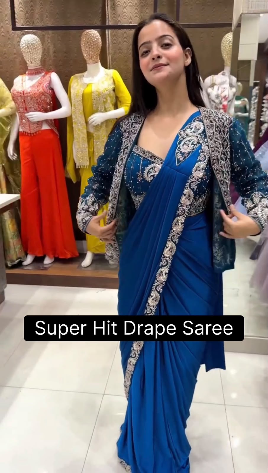 Readymade Saree Georgette