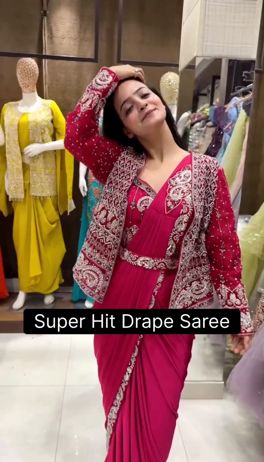 Readymade Saree Georgette