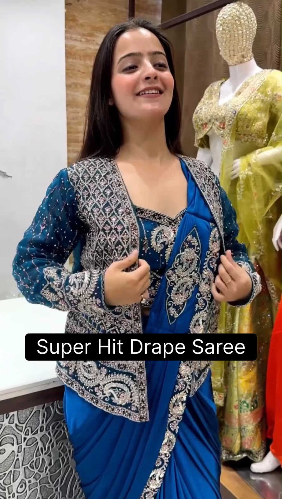 Readymade Saree Georgette