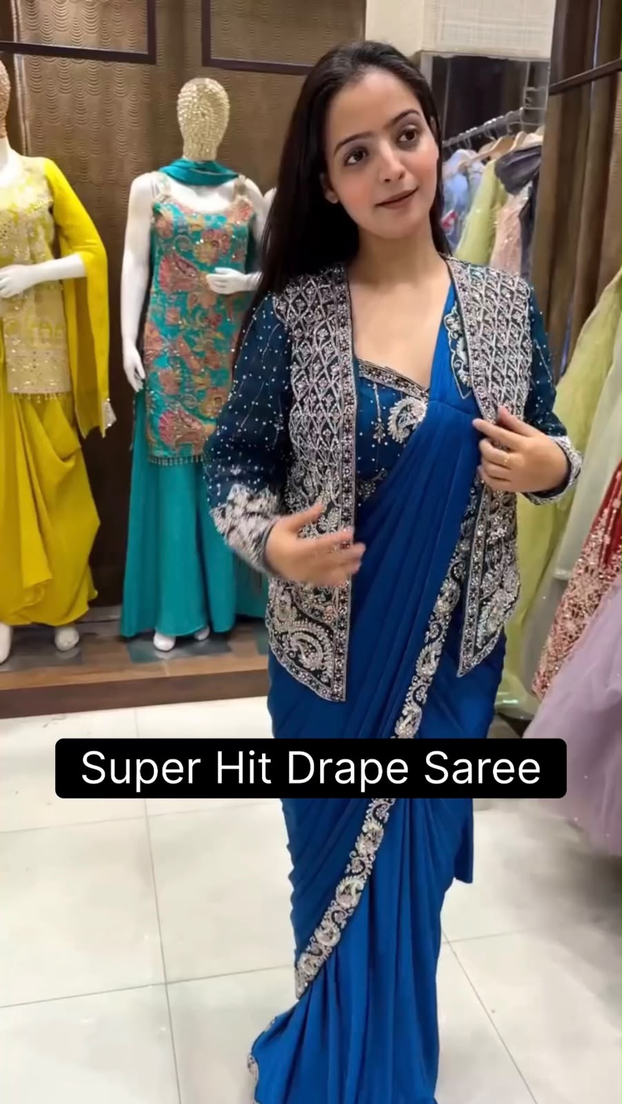 Readymade Saree Georgette