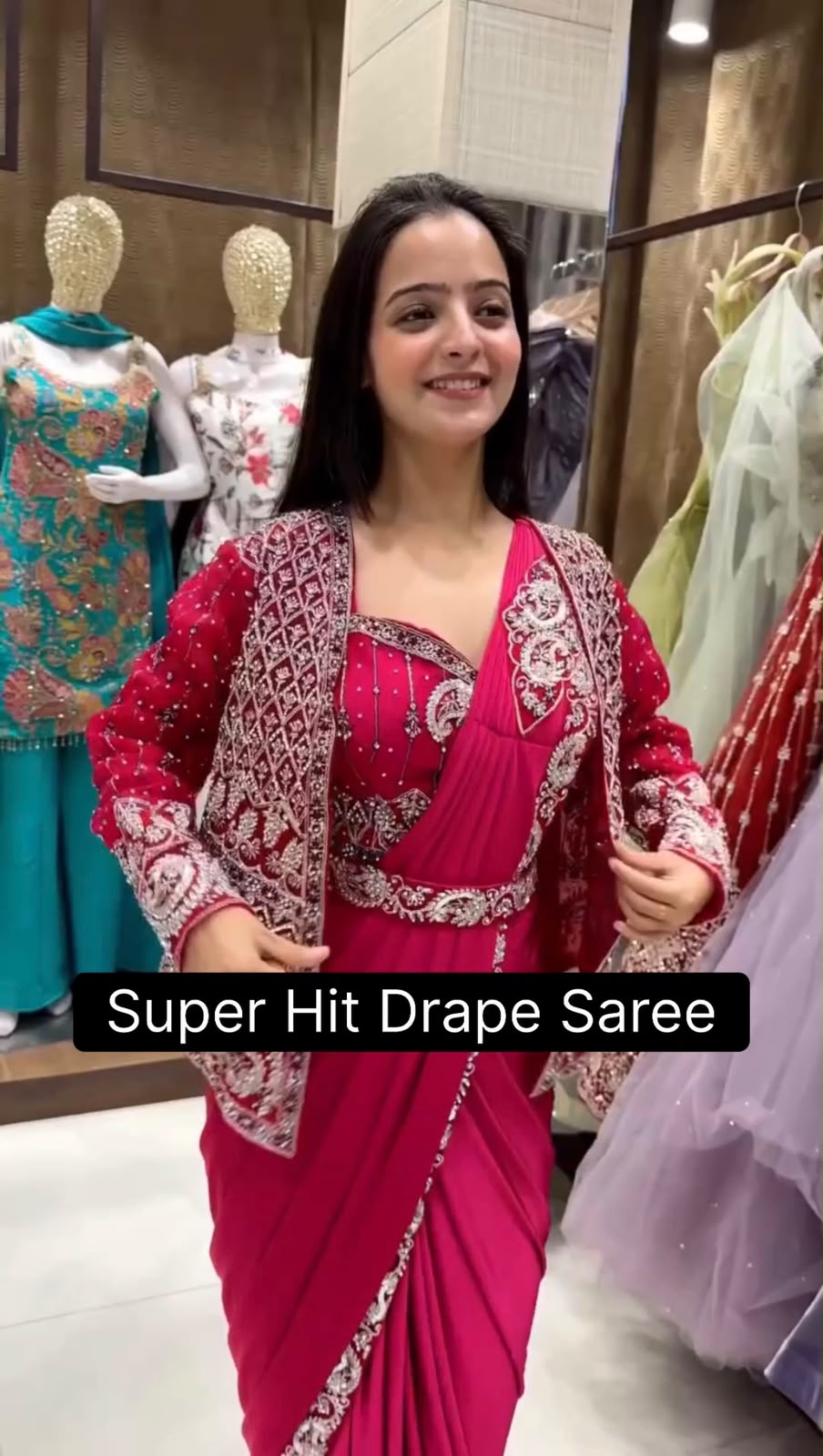 Readymade Saree Georgette