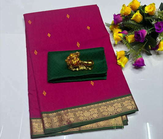 Chettinad Poly Cotton sarees