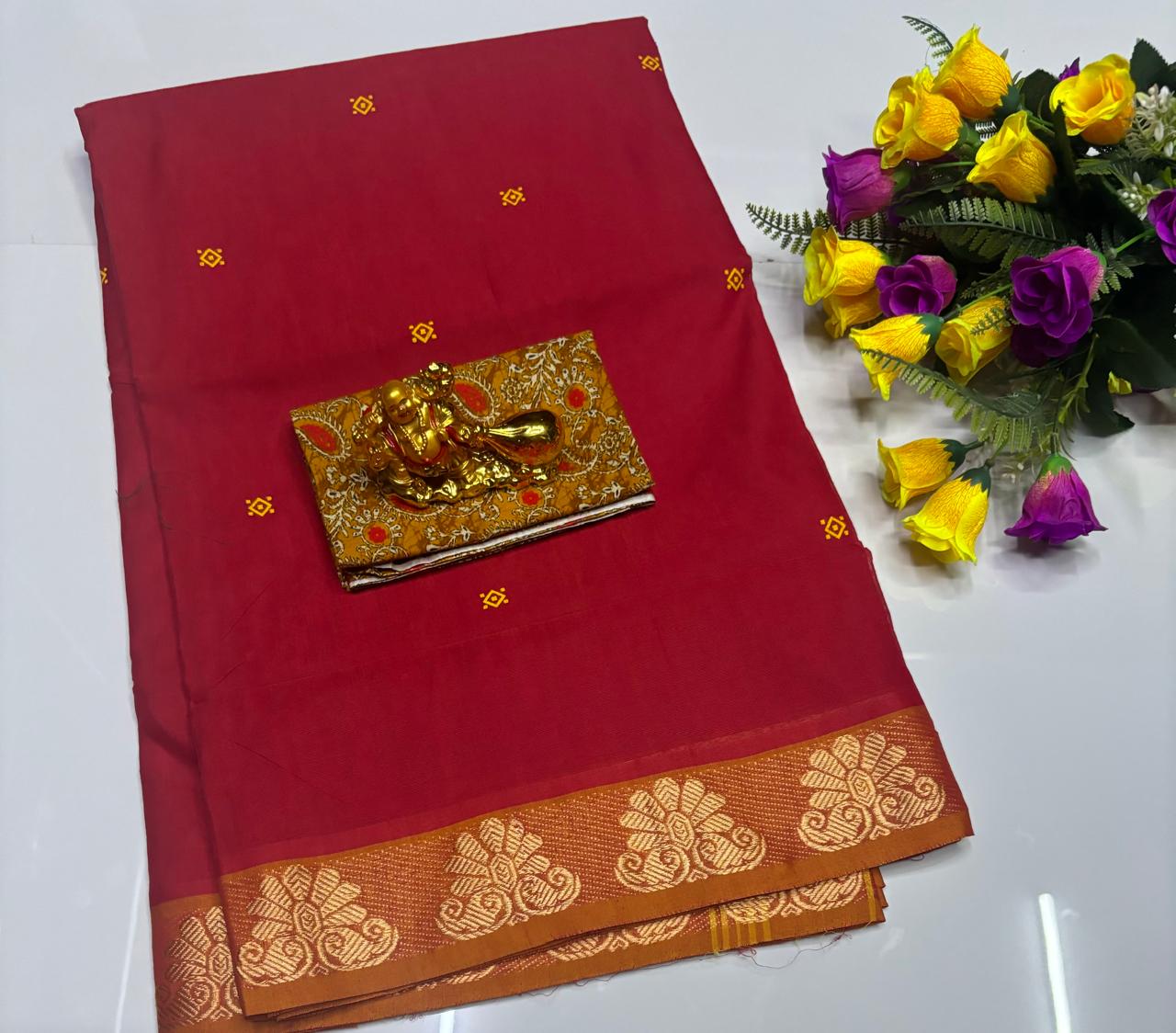 Chettinad Poly Cotton sarees
