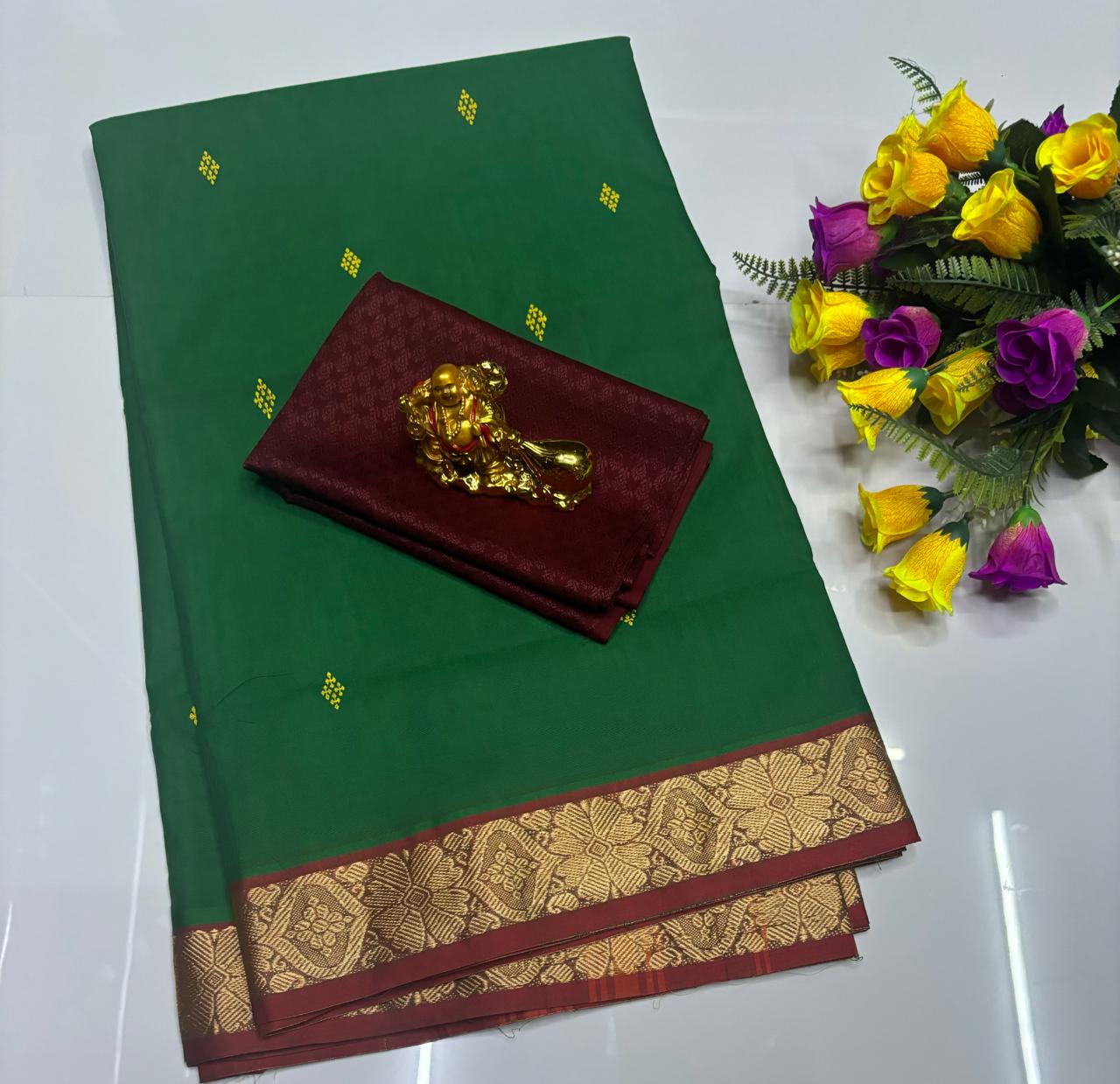 Chettinad Poly Cotton sarees