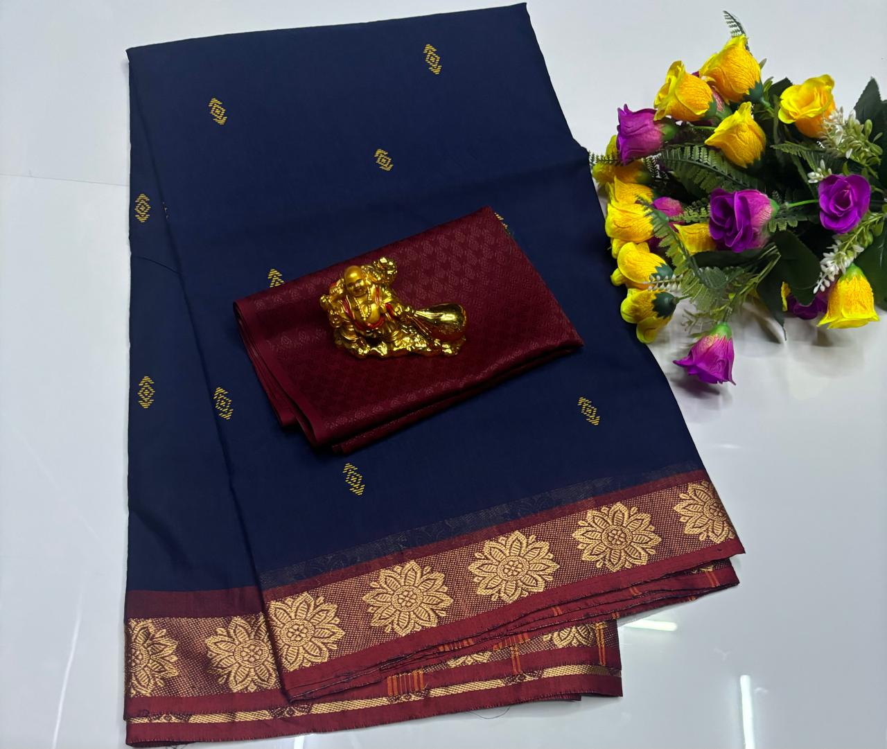 Chettinad Poly Cotton sarees