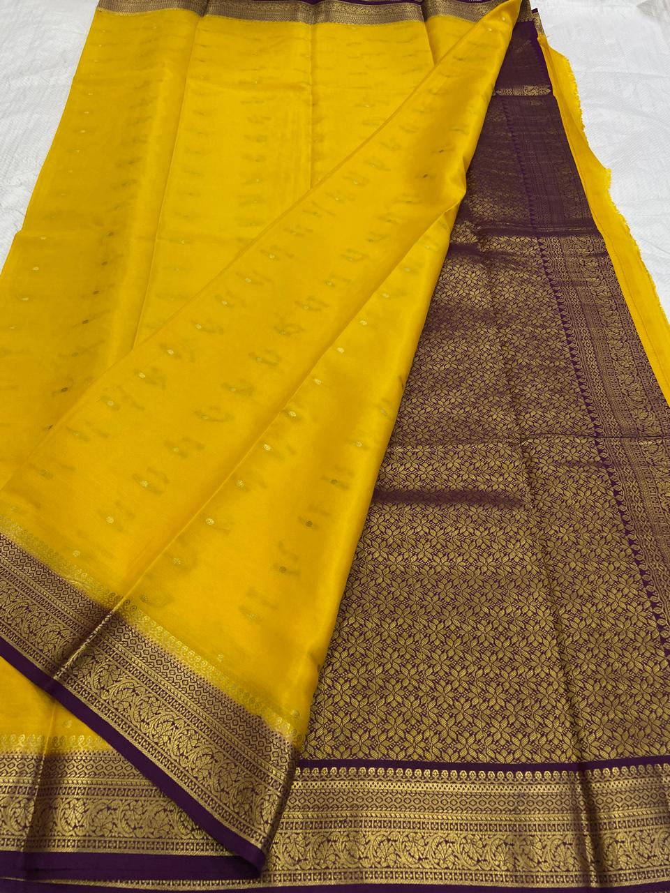 Mysore Silk  Sarees 70gsm