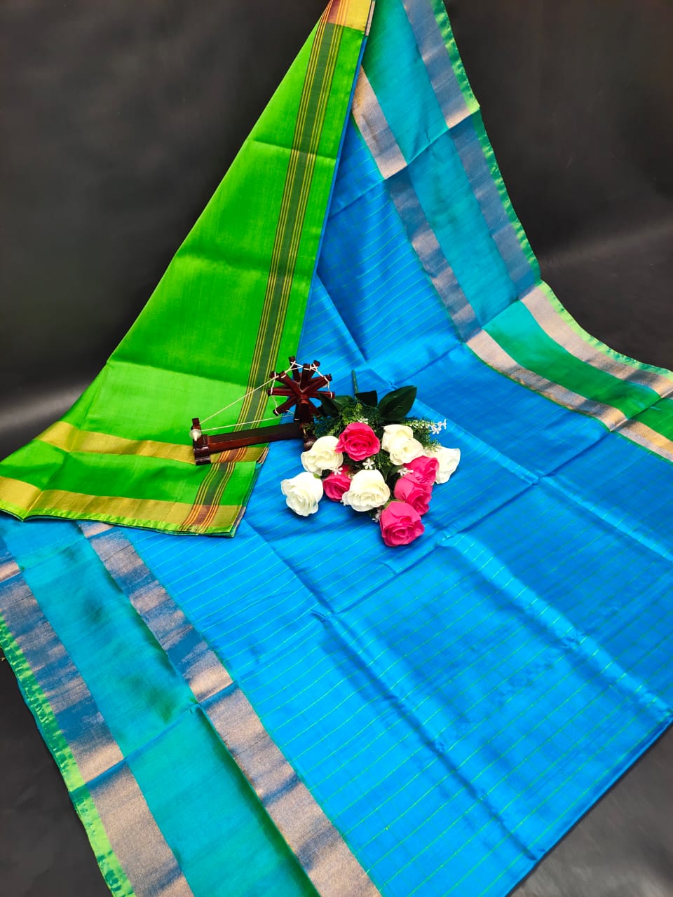 Uppada Pattu Mahanati Checks Sarees