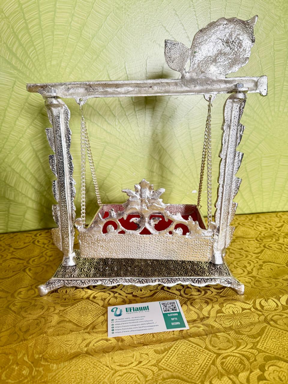 Baby Krishna German Silver Jhula
