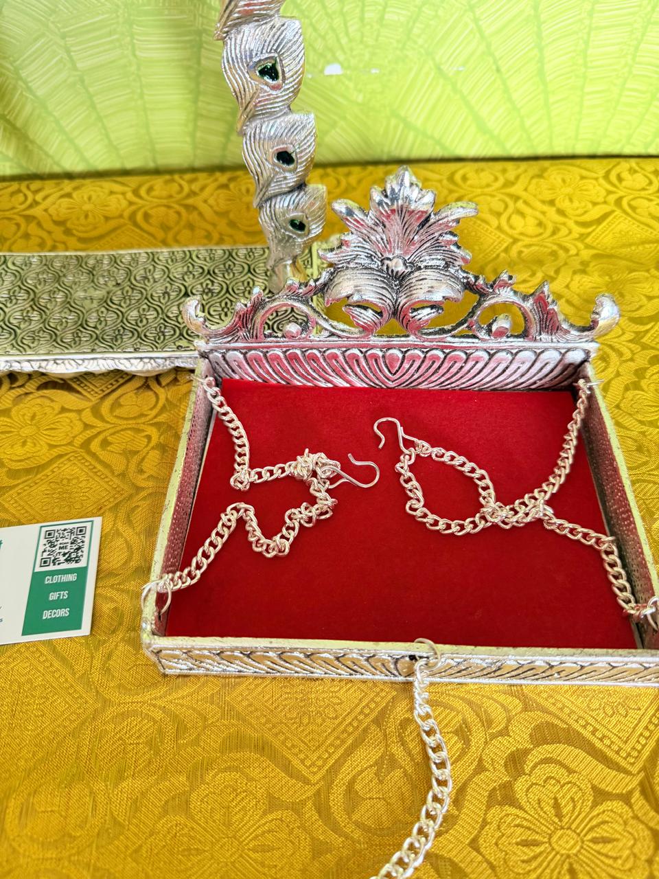 Baby Krishna German Silver Jhula