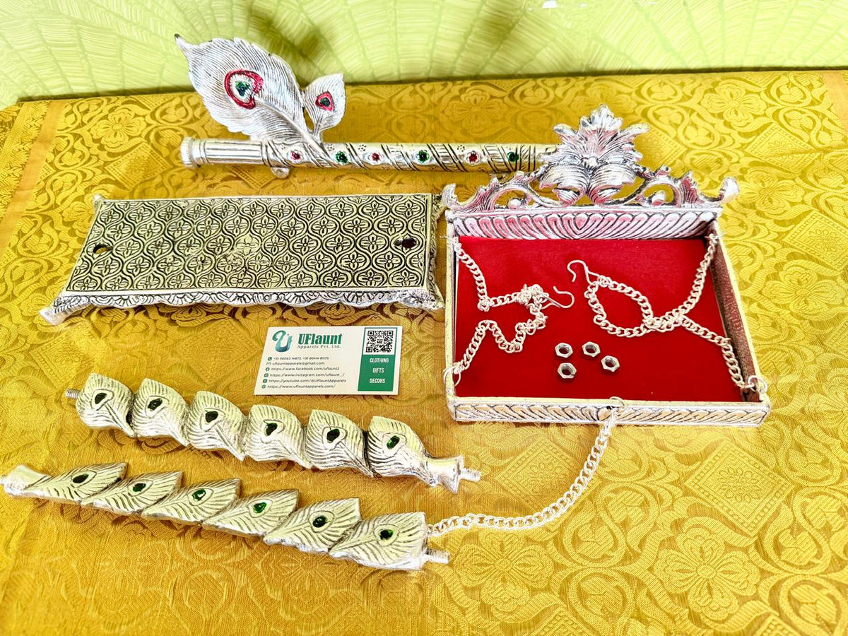 Baby Krishna German Silver Jhula
