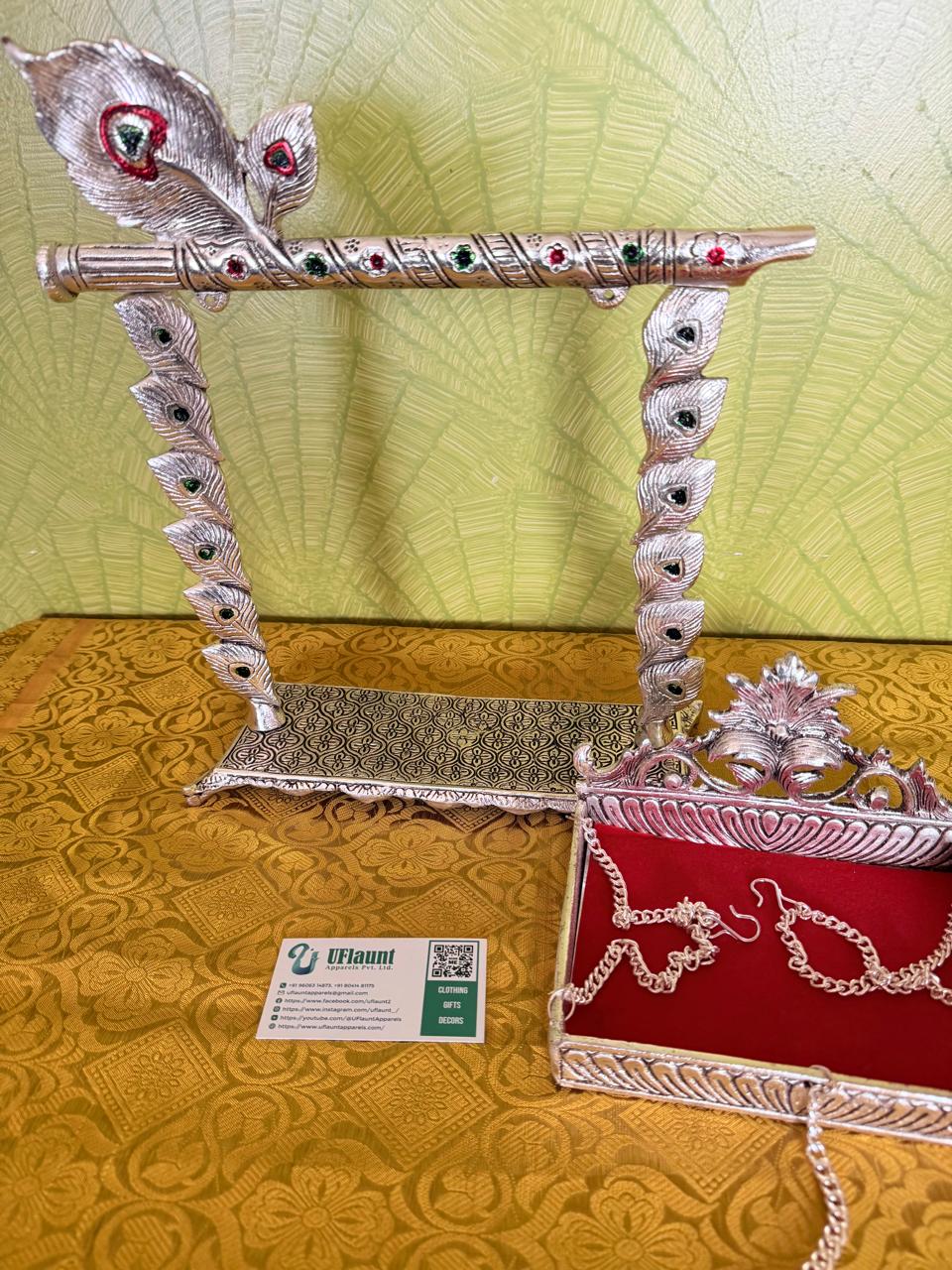 Baby Krishna German Silver Jhula