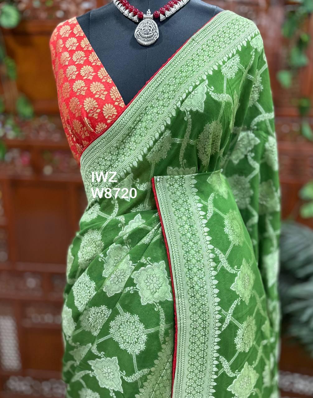 Khadi Georgette Sarees