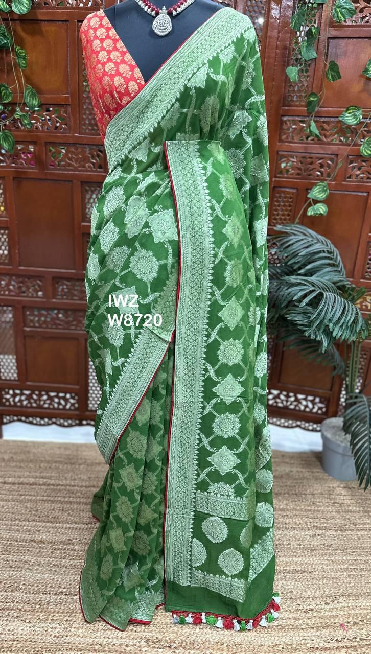 Khadi Georgette Sarees