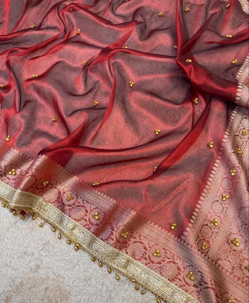Banarasi Fancy Tissue saree