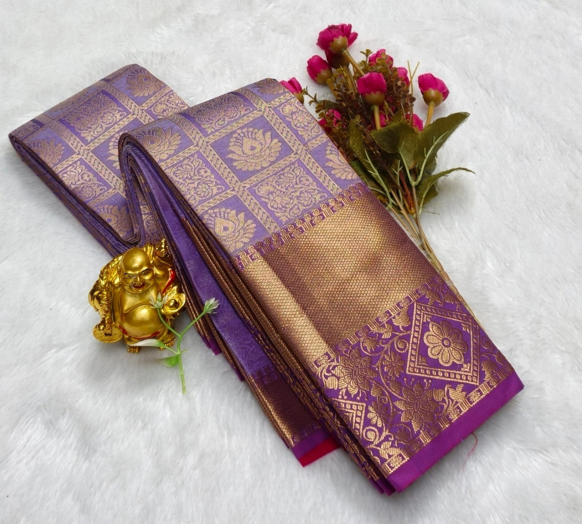Muhurtham Pattu Dharmavaram Wedding Silk Sarees - Original Dharmavaram Silk Saree for Muhurtham - Double Warp Wedding Silk - Heavy Zari Border & Rich Pallu - Bridal Wedding Silk Saree
