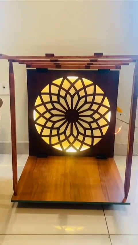 Foldable Pooja Mandapam Wooden