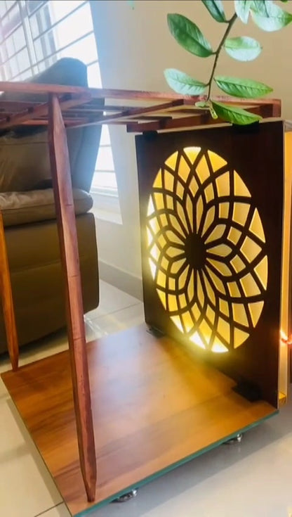 Foldable Pooja Mandapam Wooden