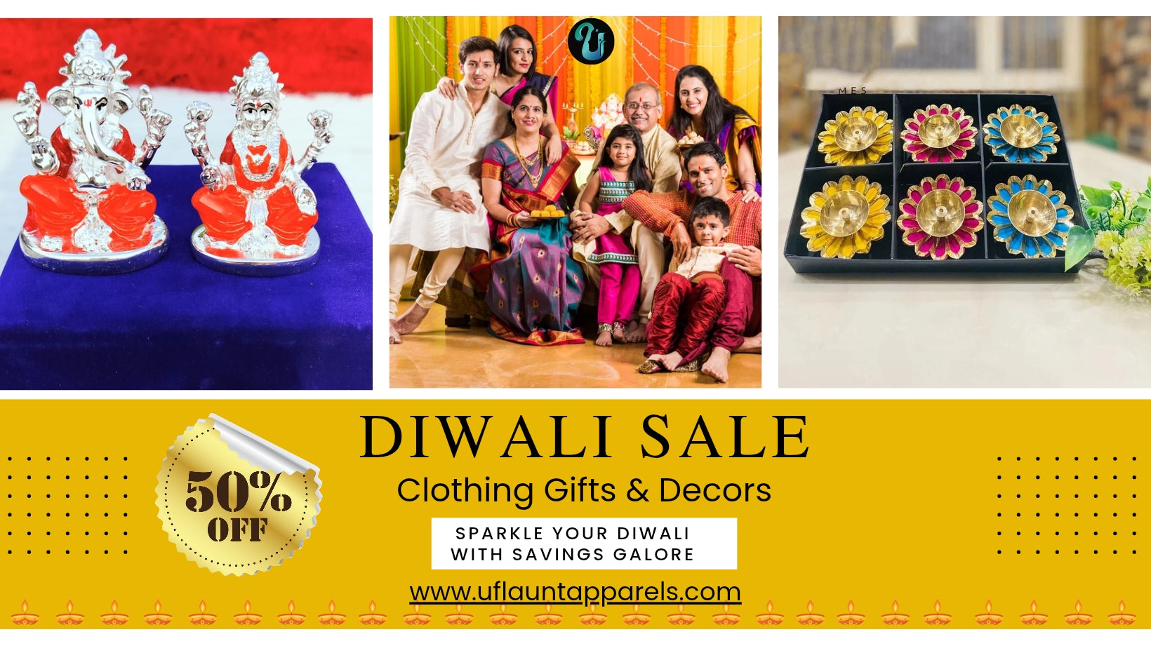 Diwali 2025 Sale of Clothings, Gifts and Decors 