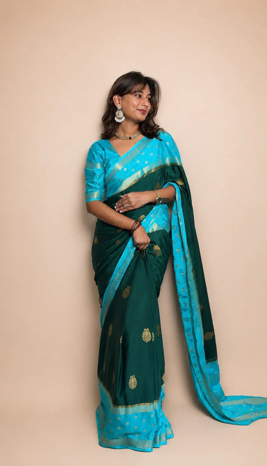 Readymade Sarees Zip Gown Model