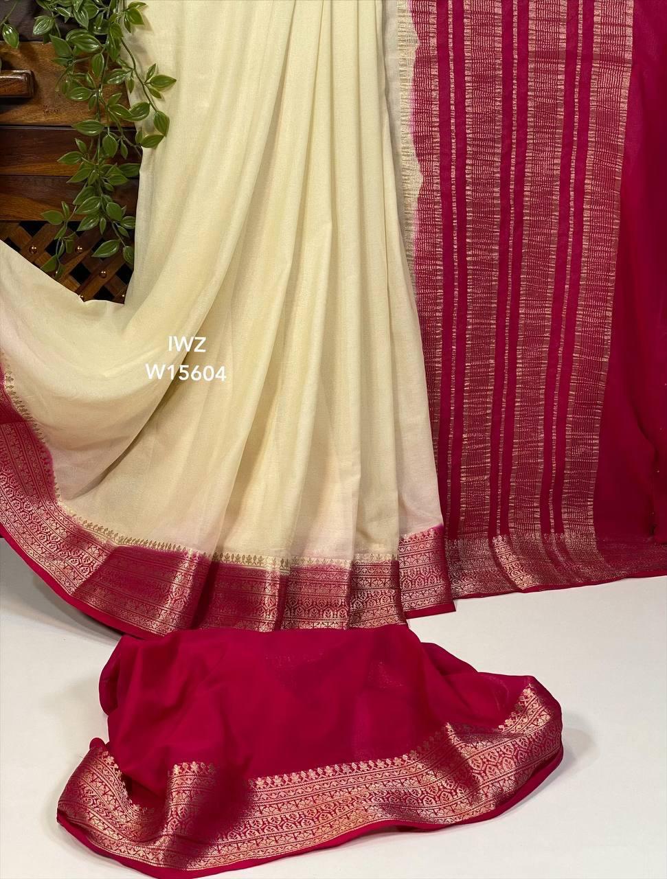 Semi Mysore Silk Sarees