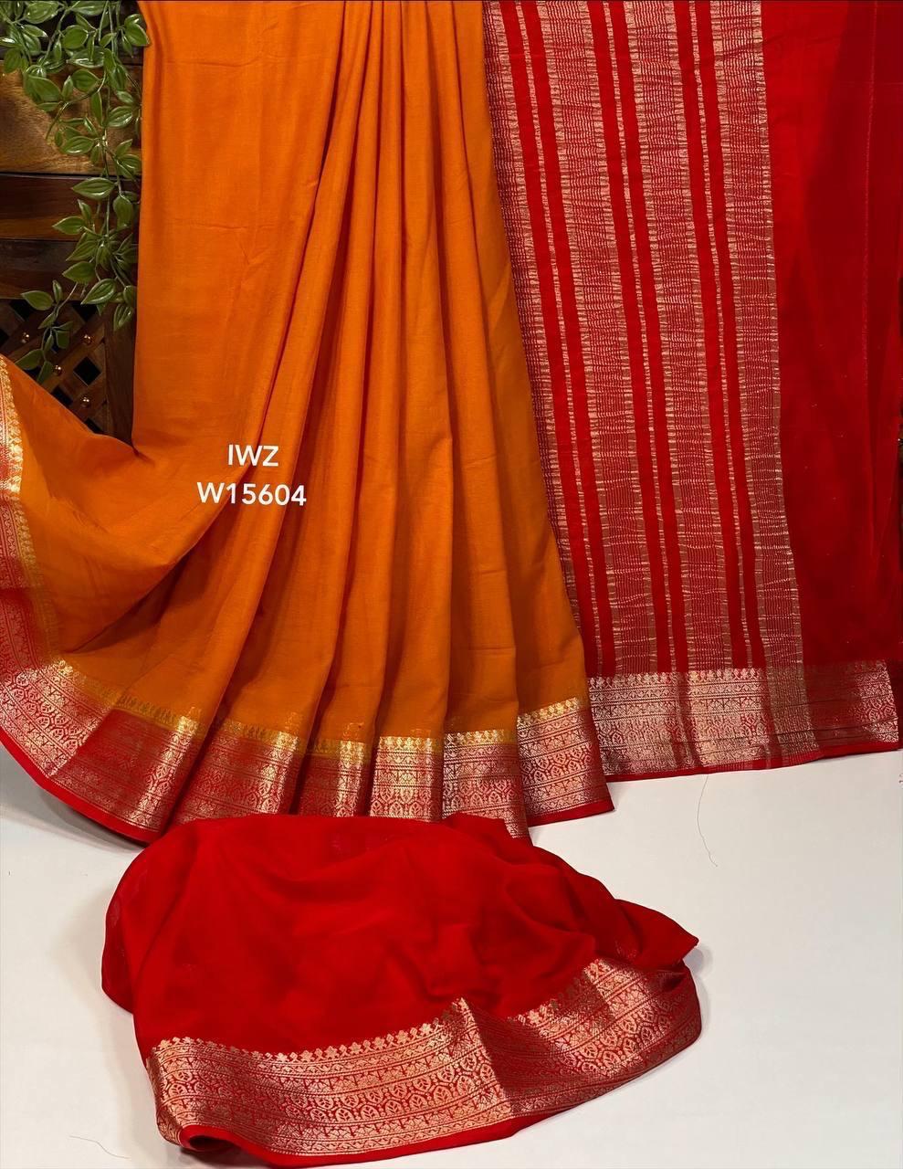 Semi Mysore Silk Sarees
