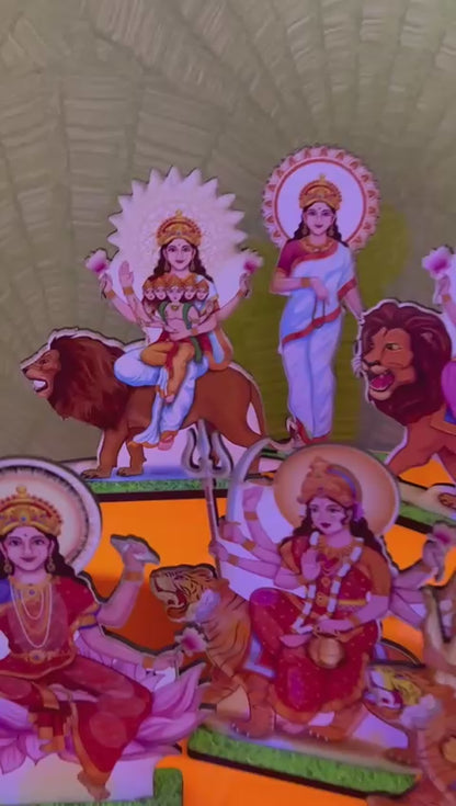 Navadurga CutoutsSet of 9